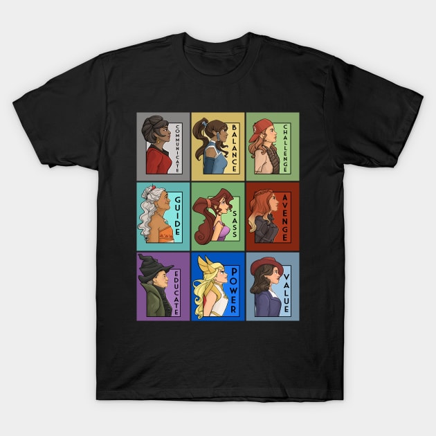 She Series Collage - Version 4 T-Shirt by KHallion